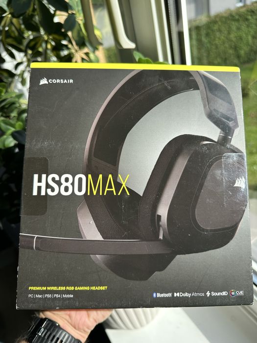 Słuchawki z mikrofonem Corsair HS80 MAX Wireless