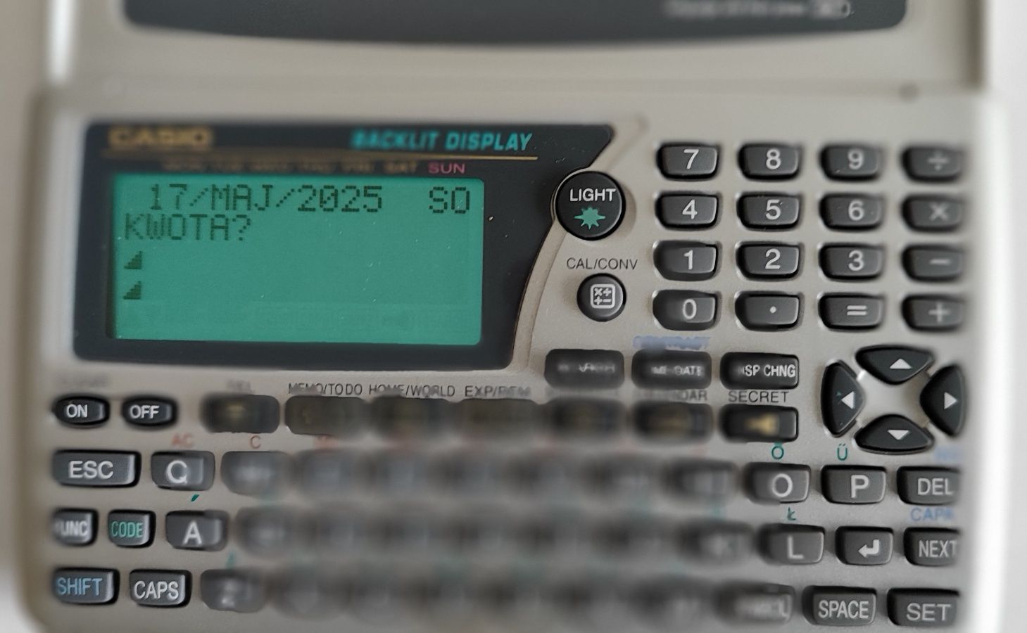 Organizer Casio .