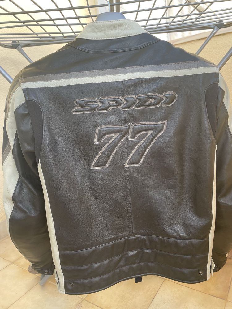 Casaco motard em pele Spidi L