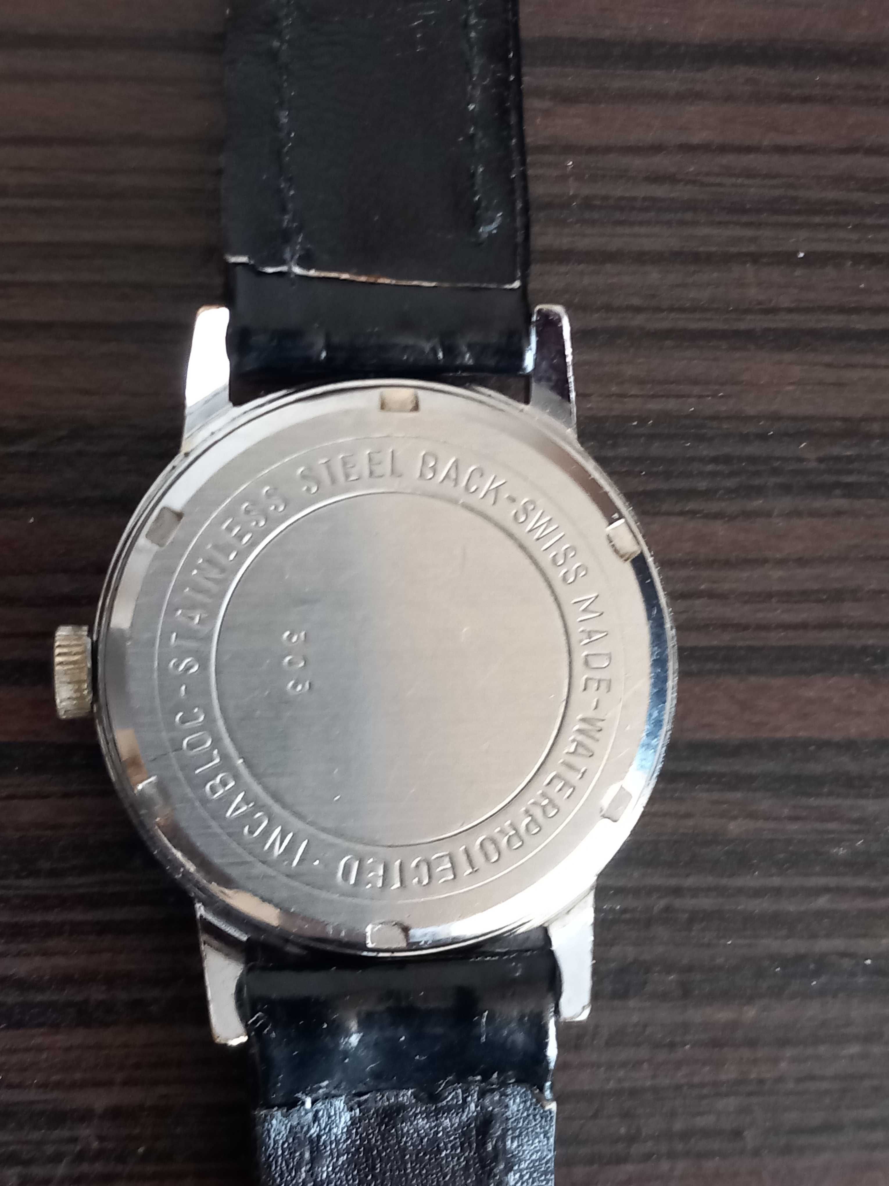zegarek kolekcjonerski Eklora Incabloc Swiss Made