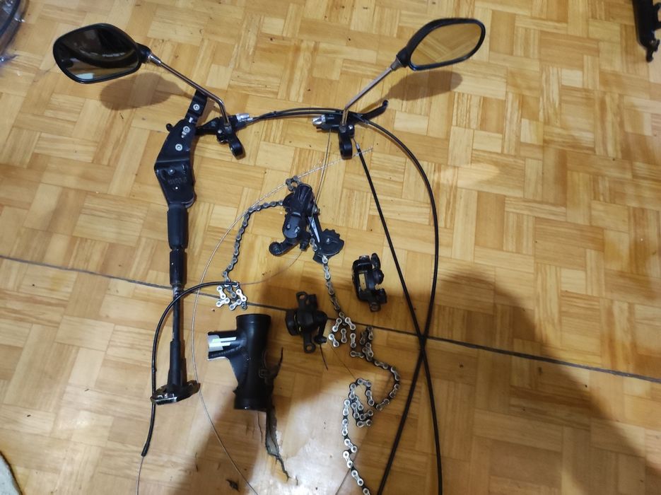 Запчастини для електровелосипеду фетбайку