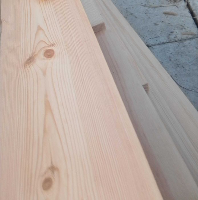 Nowa deska tarasowa 120x20x2 cm, świerkowa