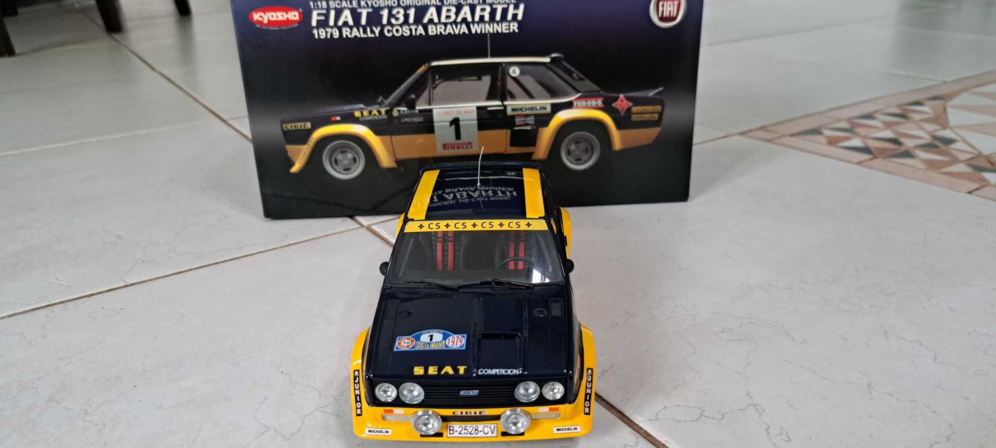 Fiat 131 Abarth 1979 Costa Brava Winner, Kyosho 1:18,    LICYTACJA