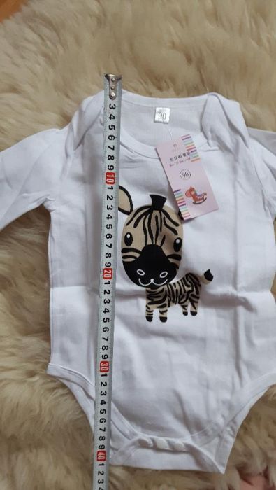 Komplet ZEBRA - Dziecko Chłopak Dziewczynka Unisex 1 rok 86cm -