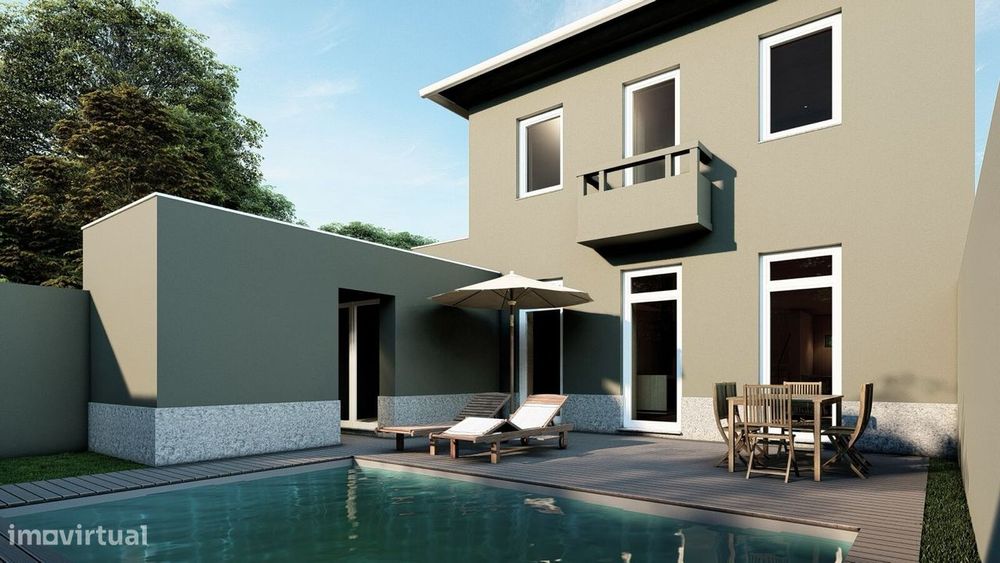 Moradia  T3 + escritório para restauro - Guimarães centro