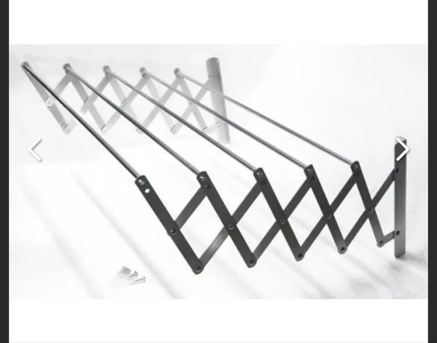 Сушарка для одягу настінна розсувна (80*70*26.5)