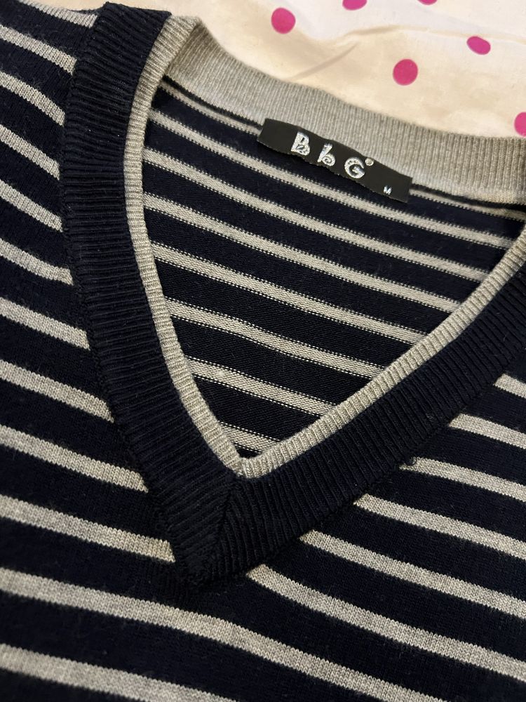 Sweter męski w paski