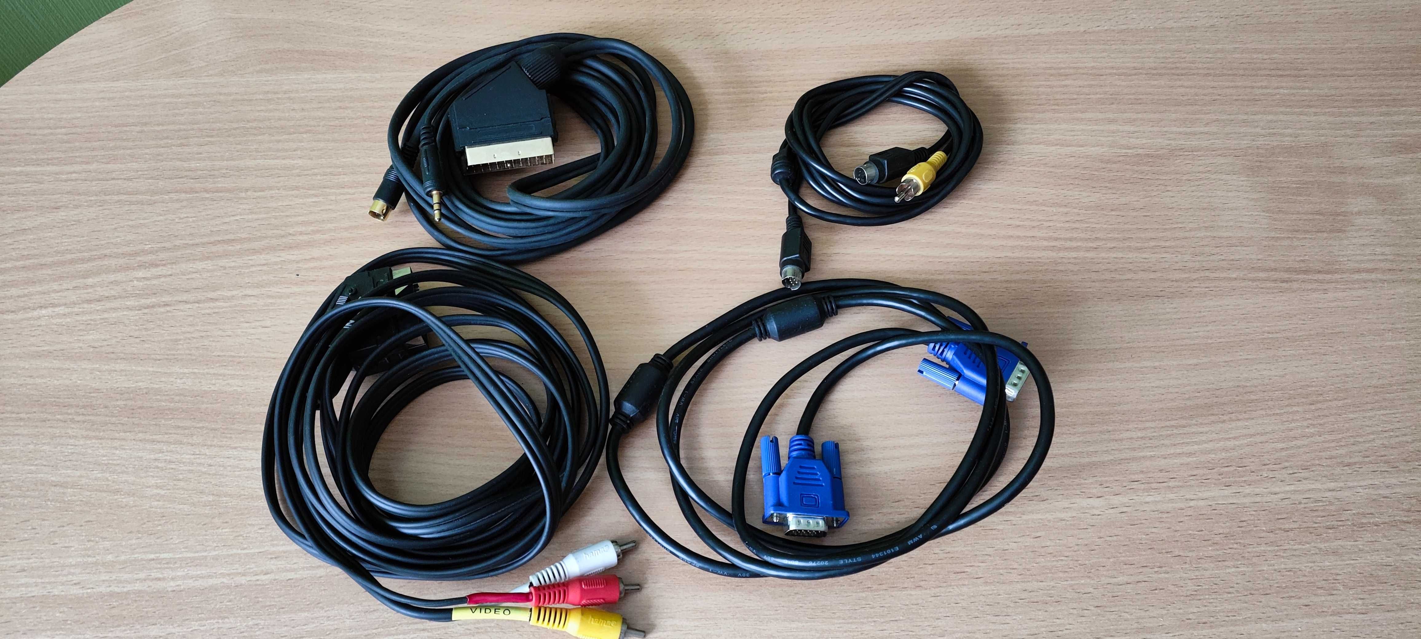 Kabel komputerowy vga / kabel s-video + inne