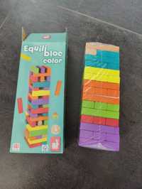 Janod gra wieża jenga Equili bloc color