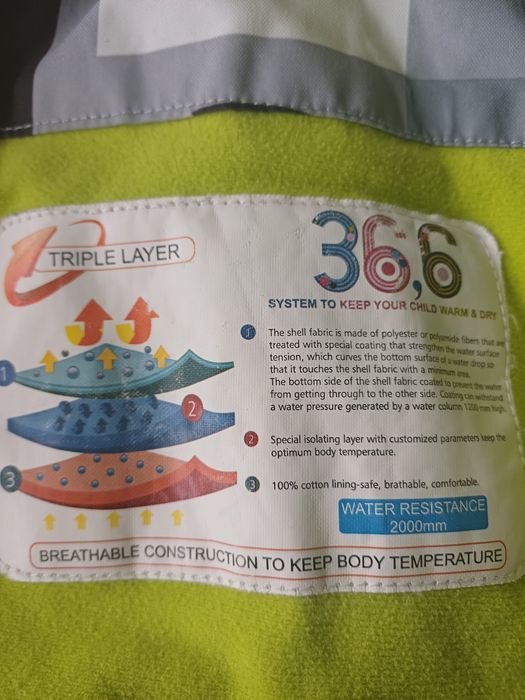 Kurtka zimowa/narciarska Coccodrillo 140