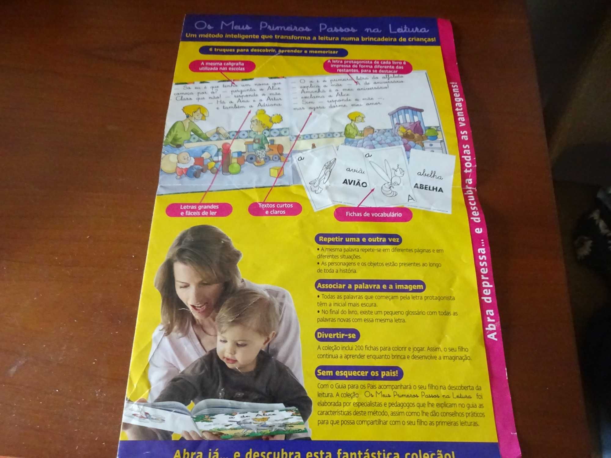 Livros " Os meus primeiros passos na leitura" para crianças
