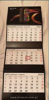 Nowy Kalendarz trójdzielny 2024r BLOW.