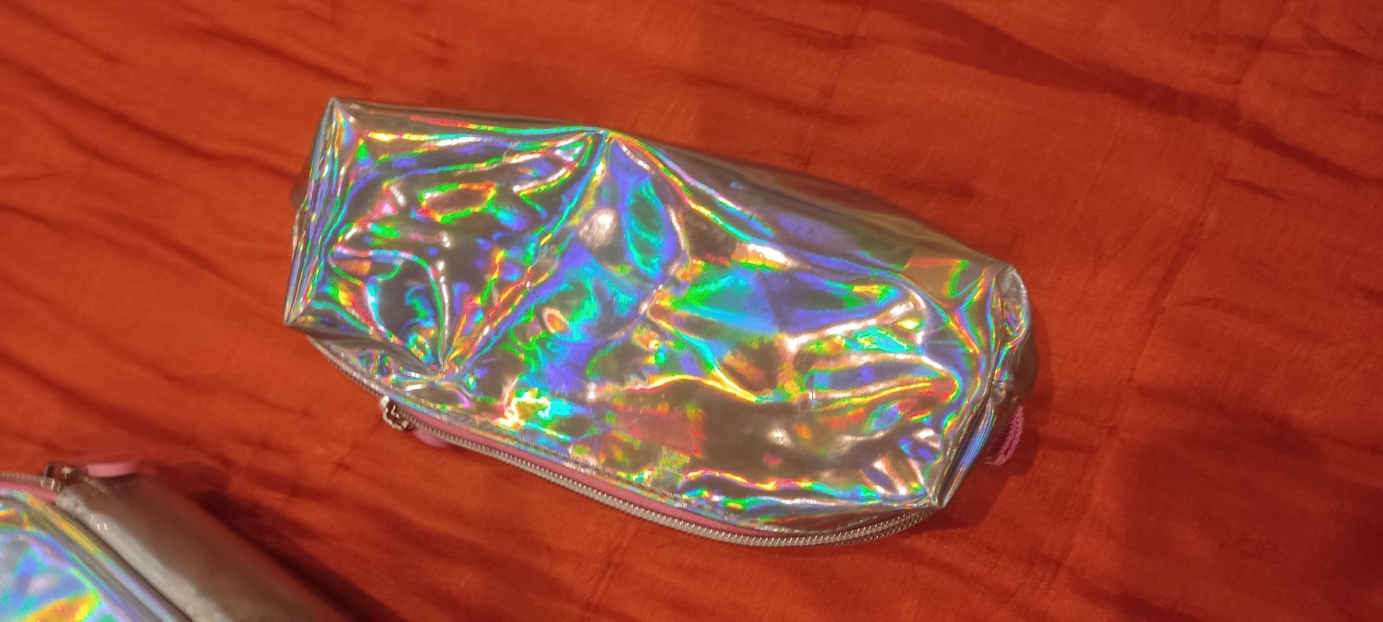 Mochila + lancheira+ estojo "Girl Power" holográfica