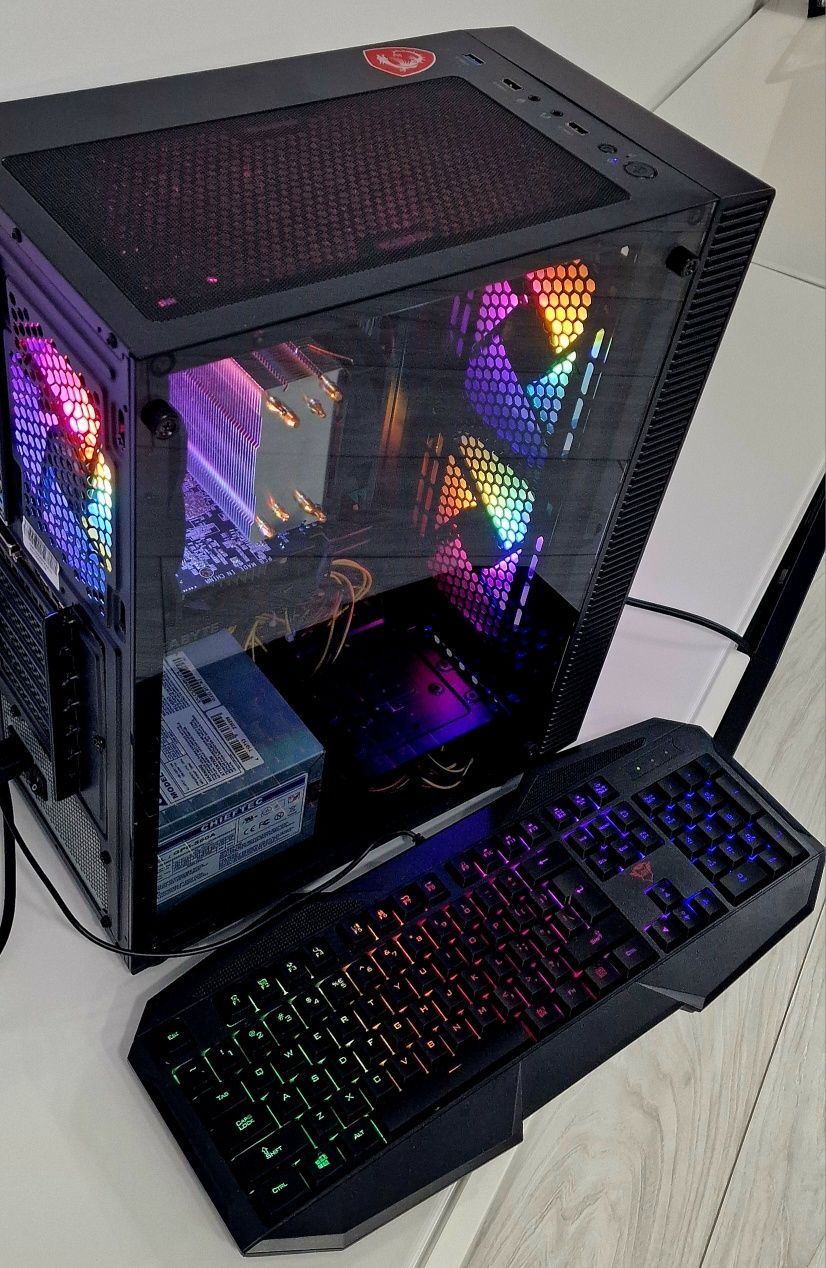 Komputer gamingowy MSI i5-14600K 14rdzeni RTX 70 DDR5 32GB SSD 512 Wif