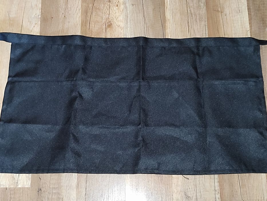 Fartuch fartuszek kosmetyczny fryzjerski czarny nowy