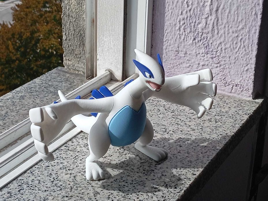 Figura Pokémon Lugia 3D – 25x25 cm | Impressão Premium