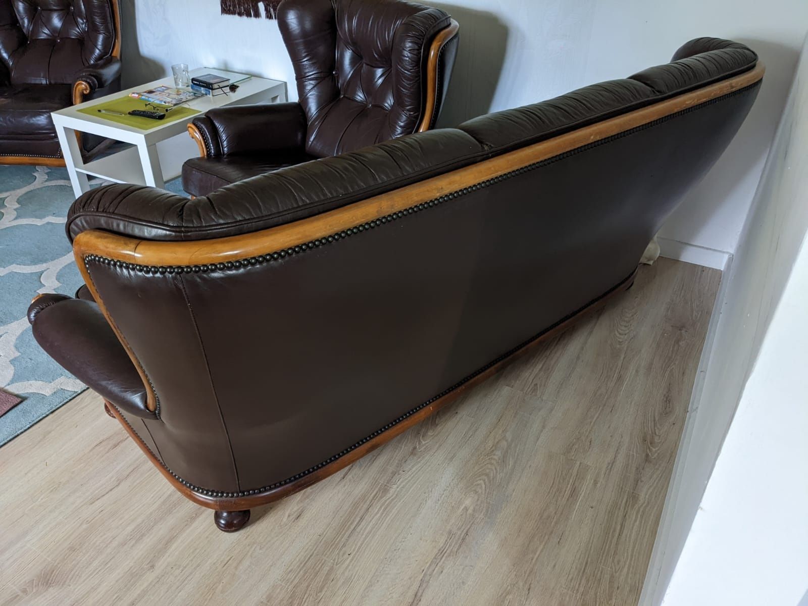 Komplet skórzany sofa + 2 fotele