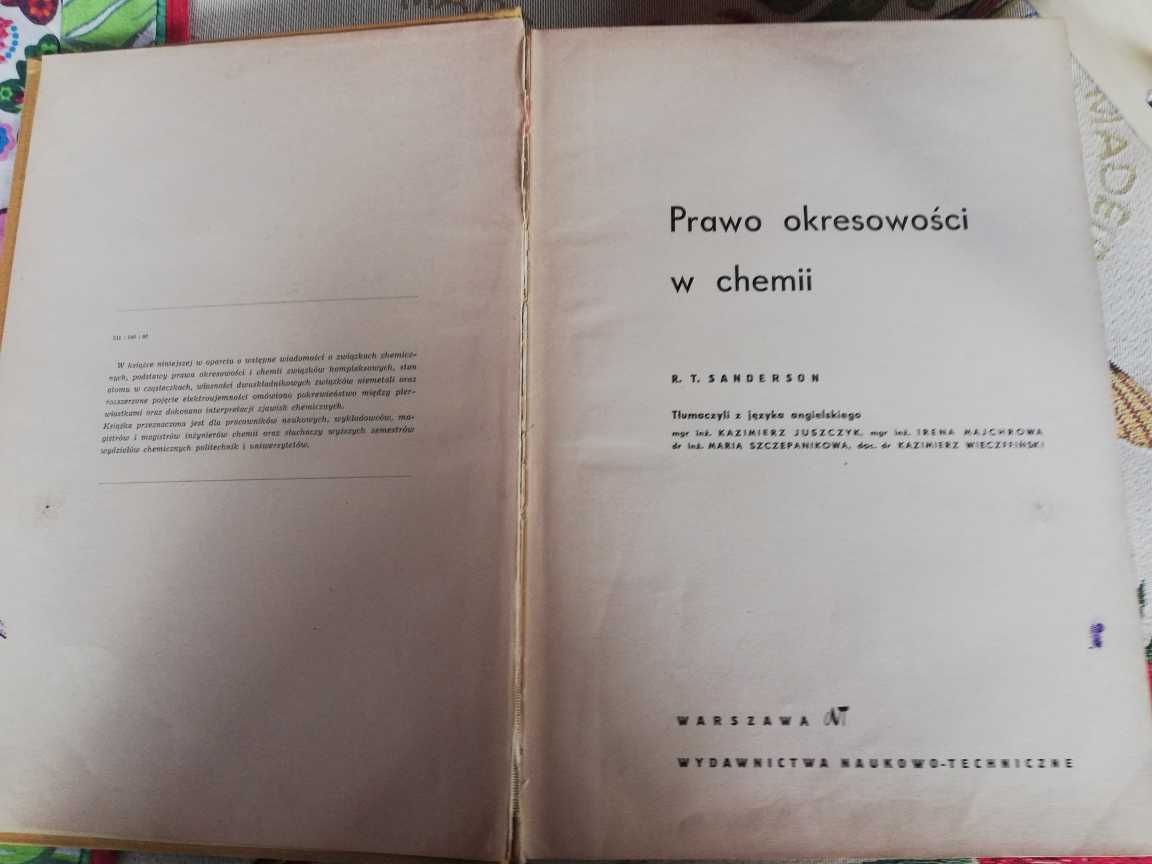 Prawo okresowości w chemii - RT Sanderson