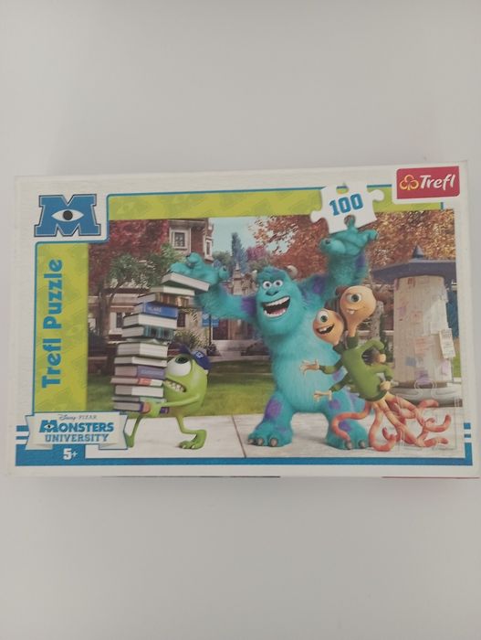 Puzzle z bajki Cars i Uniwersytet potworny
