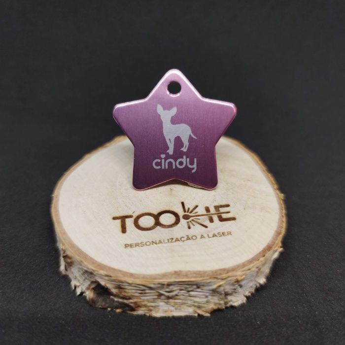 Chapinhas Personalizadas com nome para cão ou gato