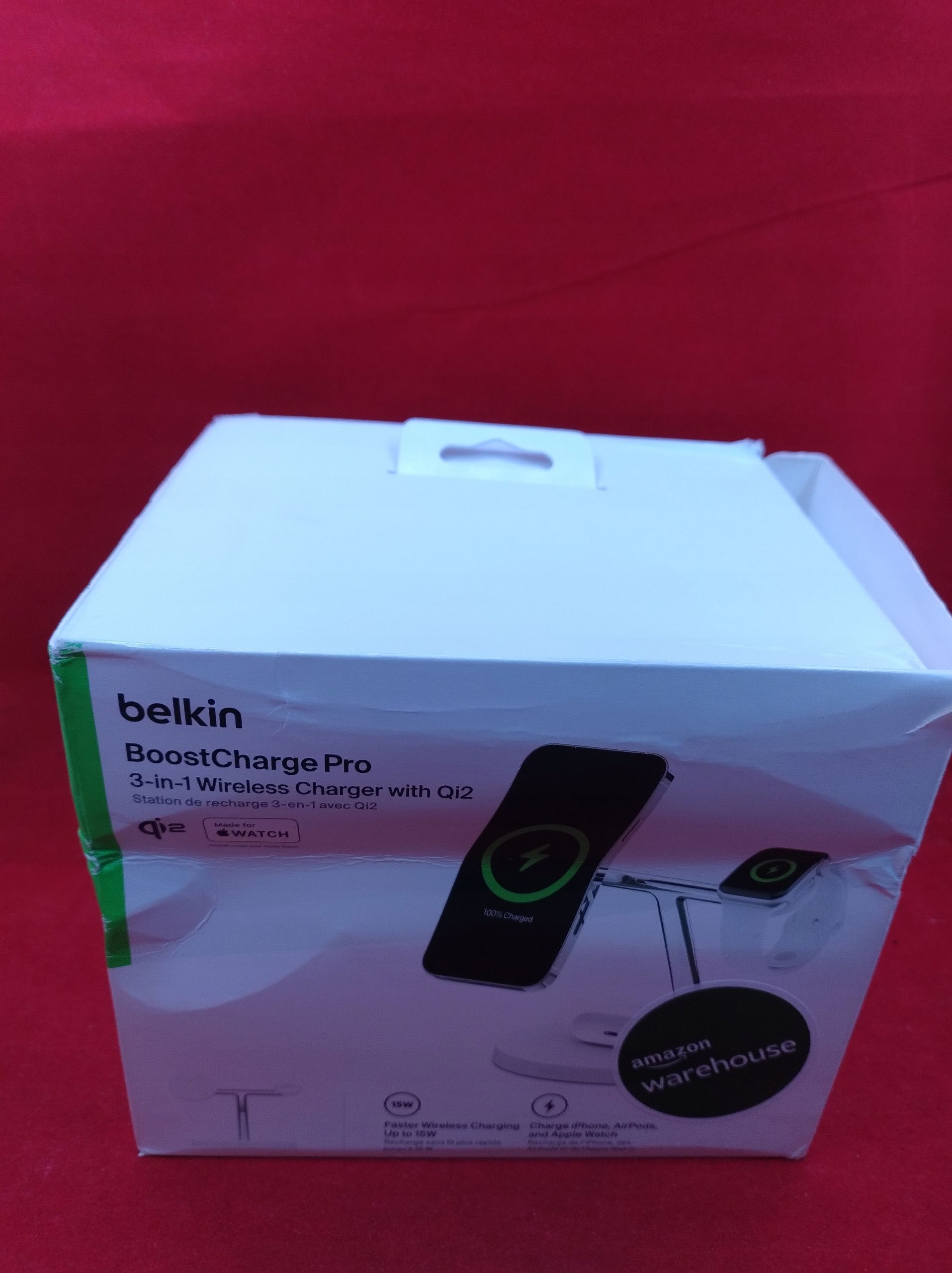 belkin ładowarka indukcyjna 3w1 apple wiz009 qi2 magsafe iphone 15w