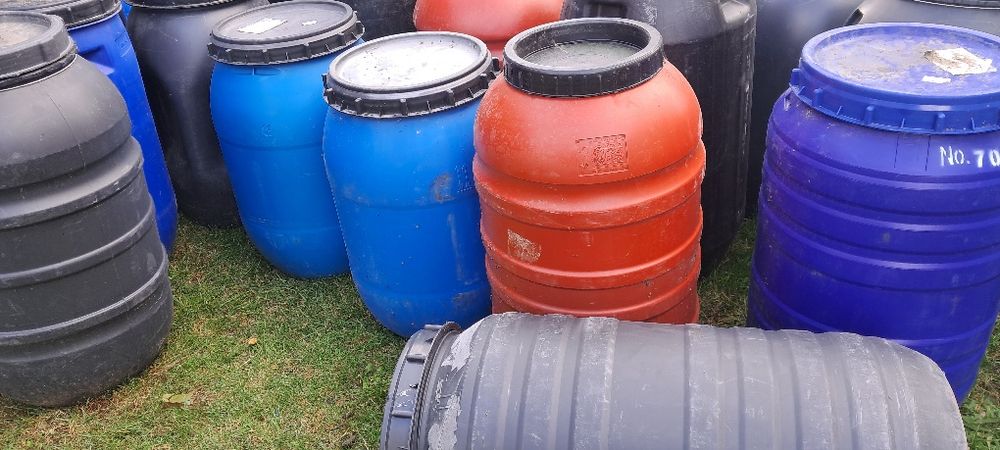 Beczki plastikowe po spożywce