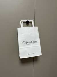 Calvin Klein mała torebka papierowa torba zakupowa na prezent