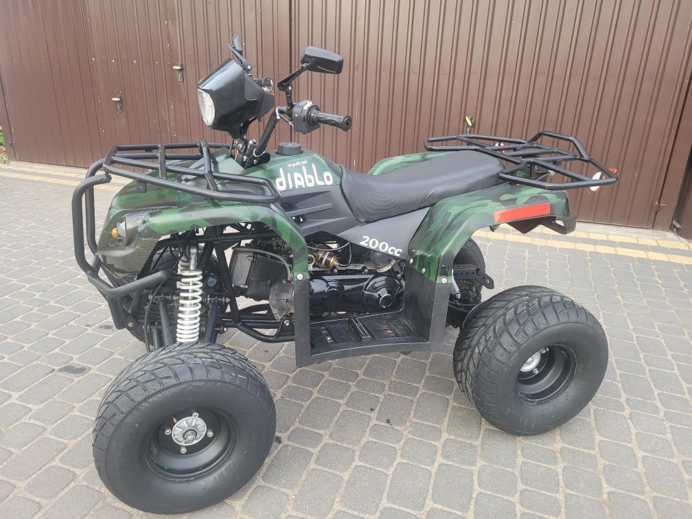 Quad atv Diablo 200 XXL 1+1 RATY! dowóz!