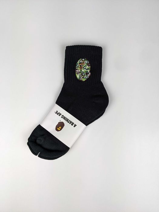 Шкарпетки Bape, носки Bape, носки бейп, шкарпетки бейп, білі, чорні