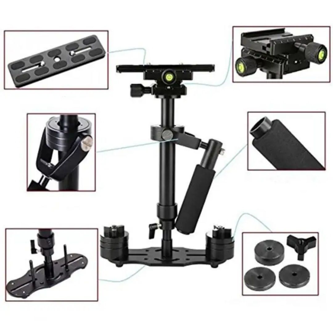 ALLOYSEED S40 stabilizator 40cm steadicam ręczny