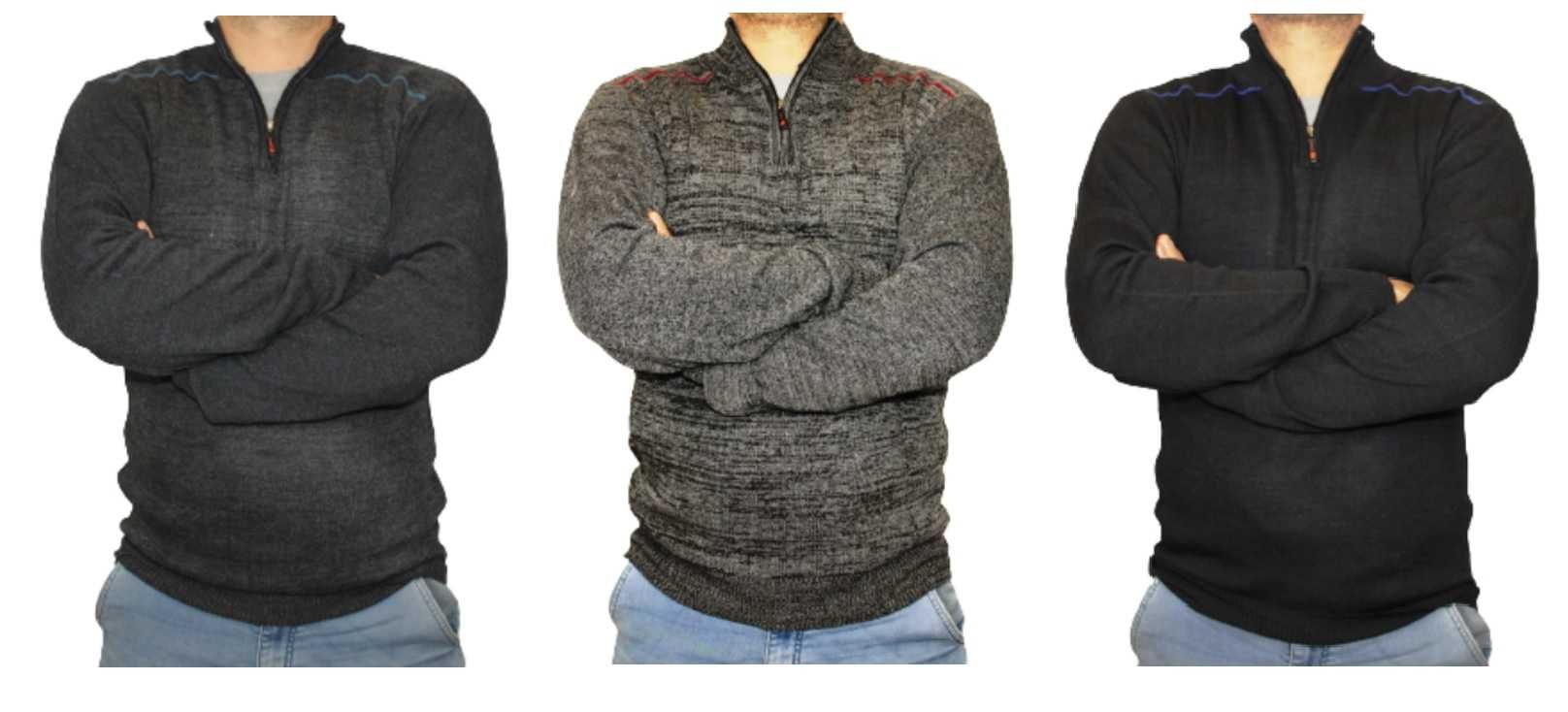 Sweter męski mix wzorów rozmiary od L do 4XL WIELKA WYPRZEDAŻ