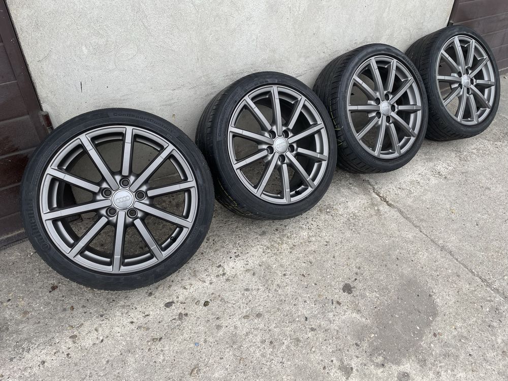 Koła, Felgi 5x112 18” Oryginał Audi a3 8v, Grafit