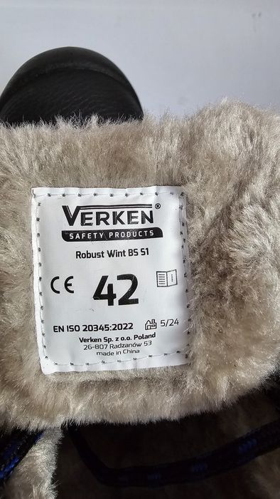 Buty nowe robocze ciepłe zimowe rozmiar 42