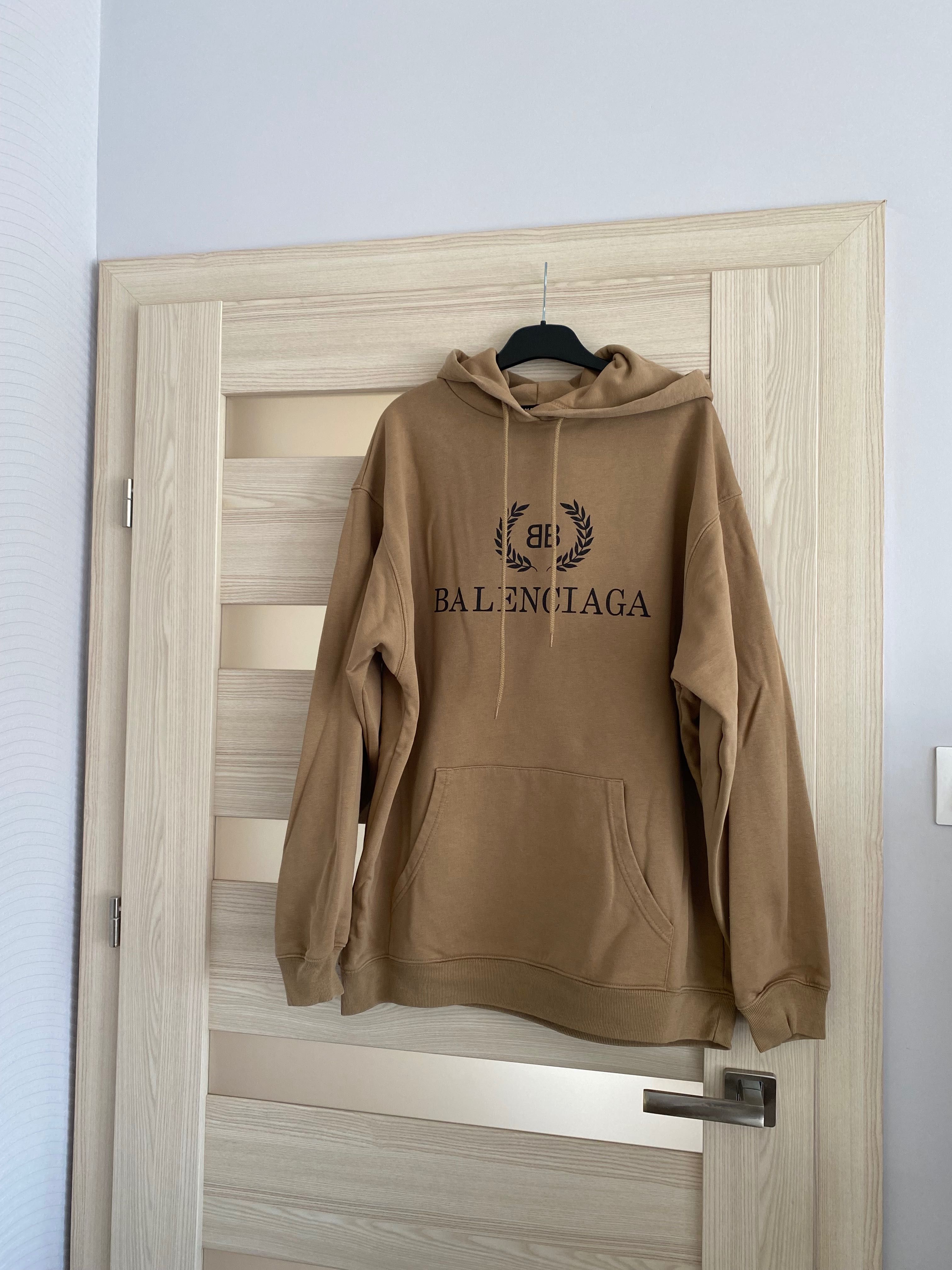 Bluza Balenciaga karmel beżowy L vitkac blogerska unisex oryginalna