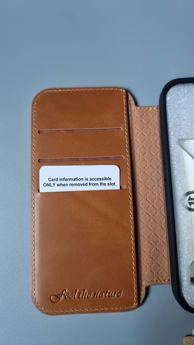 Etui SHIELDON do iPhone 16 Pro 6,3. skórzane