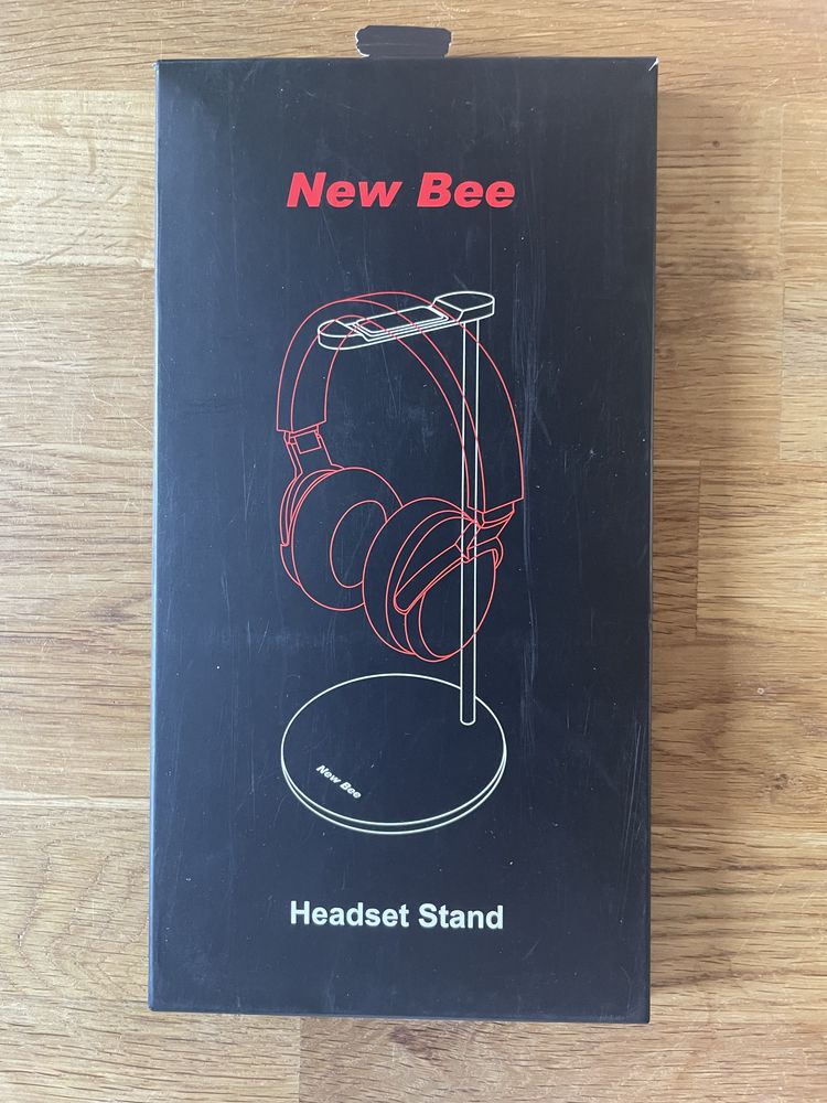 New Bee Stojak wieszak na słuchawki, aluminium