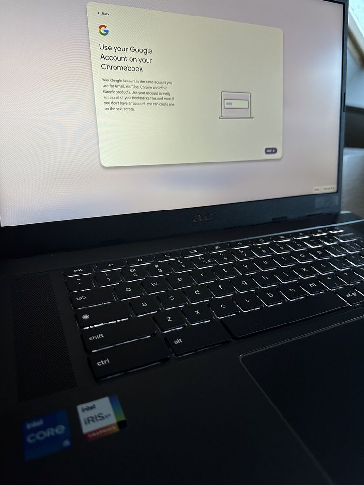 Chromebook plus Acer