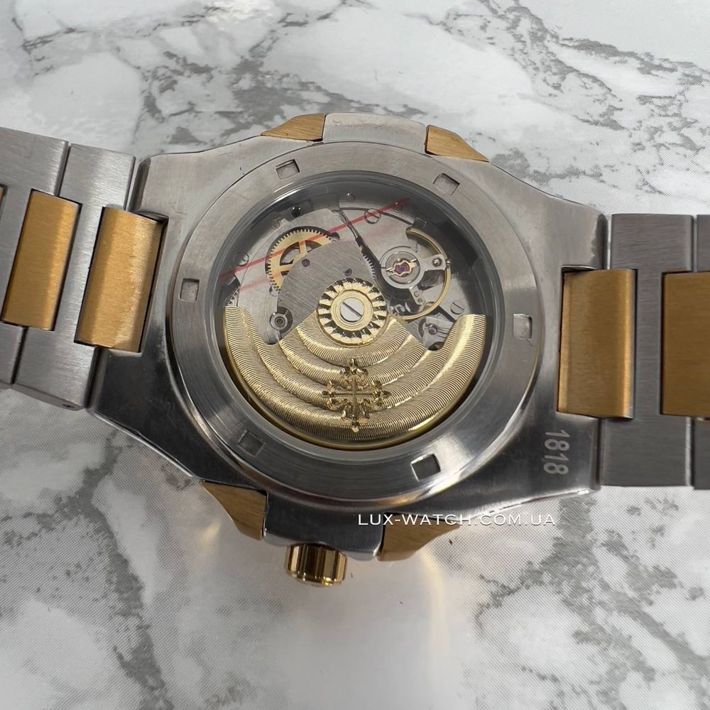 Часы мужские Patek Philippe Nautilus Silver-Gold