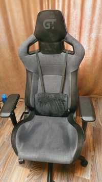 Кресло геймерское GT RACER X-8005 Dark Grey/Black Suede