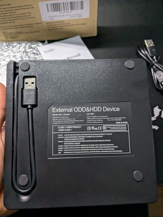 Unidade de Cd DVD externo usb