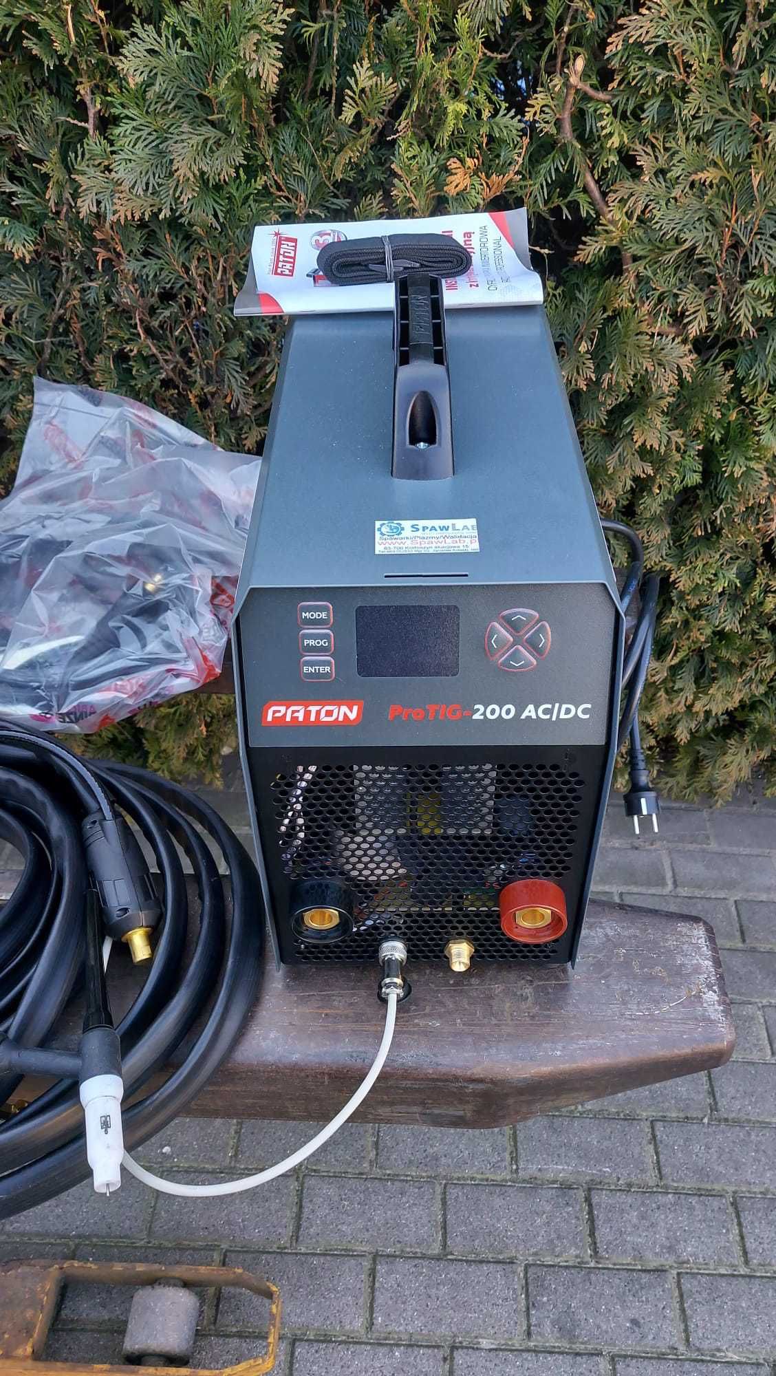 Paton ProTIG-200 TIG AC/DC Spawarka 230V Nowa gwarancja MMA