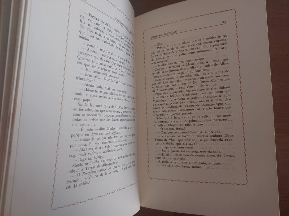 L " Amor de Perdição " - Camilo Castelo Branco . (Optimo Estado)