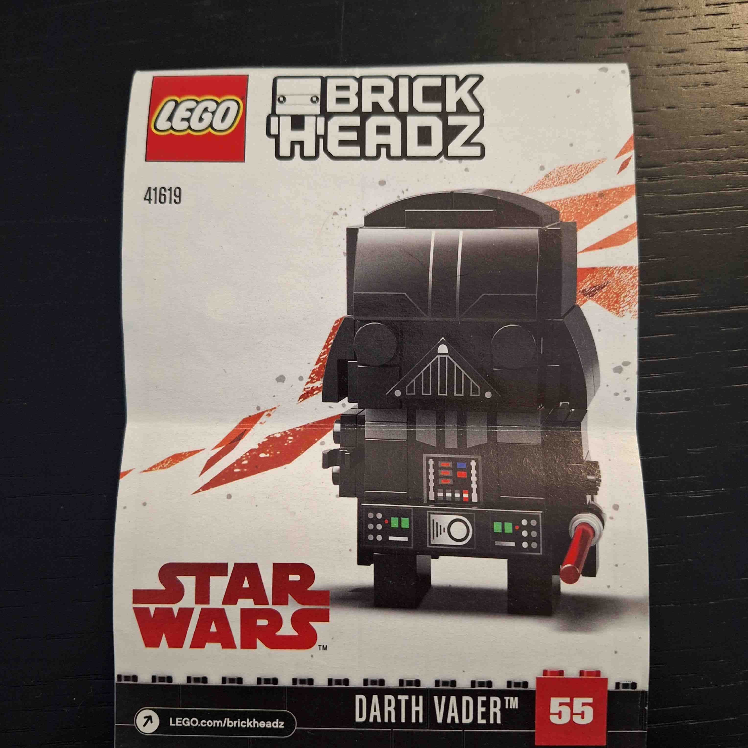 LEGO - Darth Vader - BrickHeadz - 41619