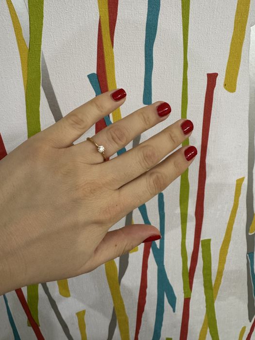 Золота каблучка Wempe One Promise з діамантом 0,25ct