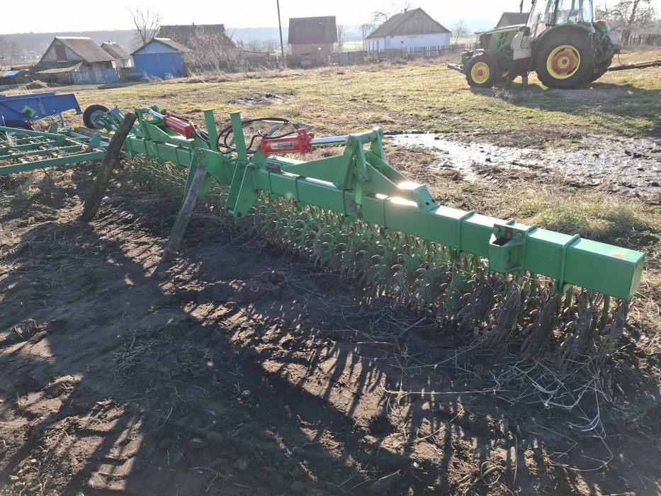 Ротаційна борона мотига John Deere 400 6.2 м  складна супер стан