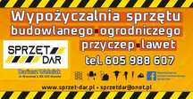 Wypożyczalnia wynajem sprzęt budowlany/ ogrodniczy / przyczepy/ lawety