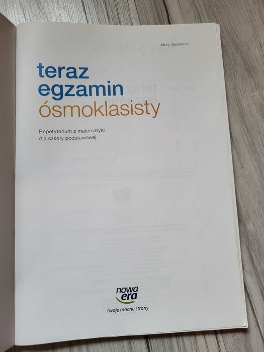 Teraz egzamin ósmoklasisty. Język polski i matematyka