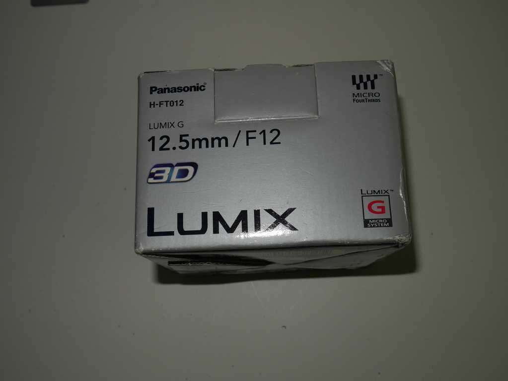Obiektyw Panasonic 3D Lumix G 12.5/F12 H-FT012