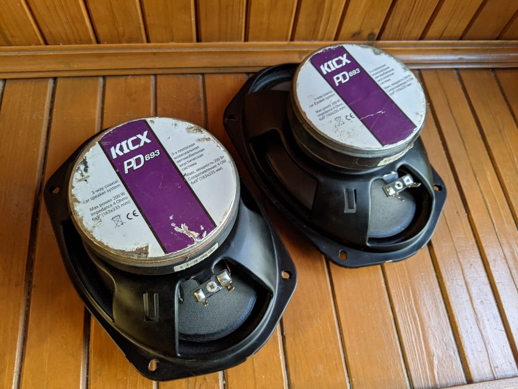 Kicx PD 693, овалы динамики в авто.