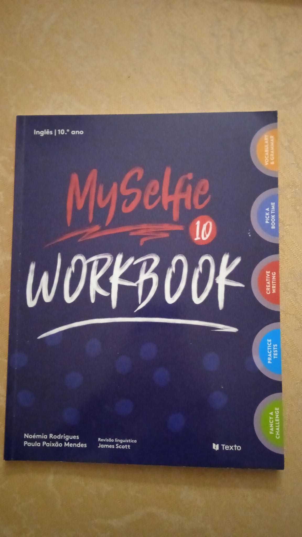 MySelfie 10 - Inglês - 10º ano - Caderno de Atividades  (NOVO)